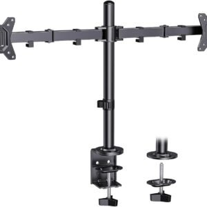 Dual Monitor Desk Mount for 13″–34″ Screens