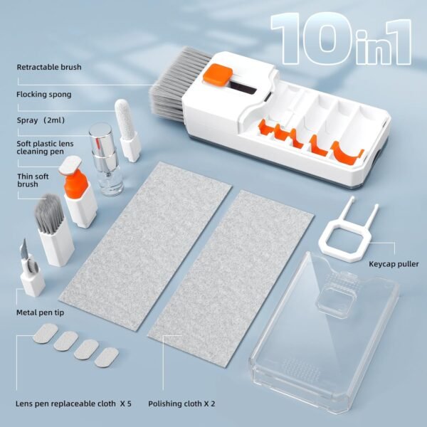 Keyboard Cleaning Kit – 10-in-1 Multi-Function Laptop & Electronics Cleaner - Image 8