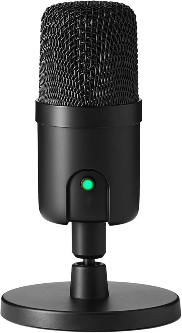 USB Condenser Microphone with Adjustable Stand for Streaming & Recording