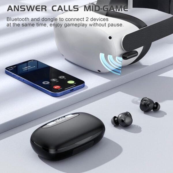 Wireless Gaming Earbuds with 20ms Low Latency & LED Display - Image 3