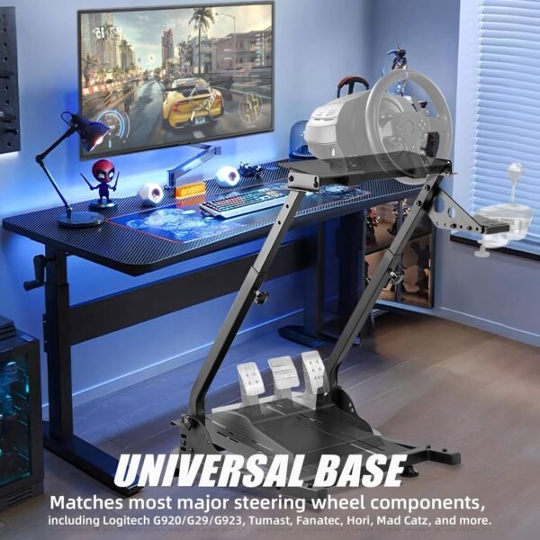 Racing Wheel Stand – Adjustable & Sturdy Simulator Cockpit - Image 2