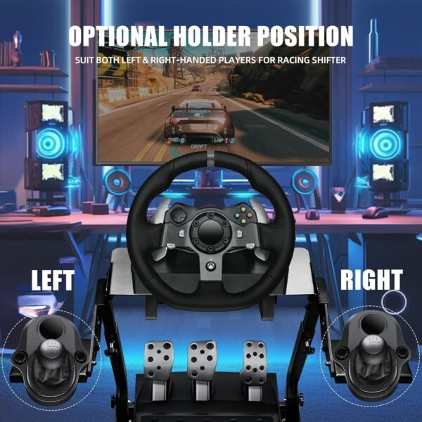 Racing Wheel Stand – Adjustable & Sturdy Simulator Cockpit - Image 5